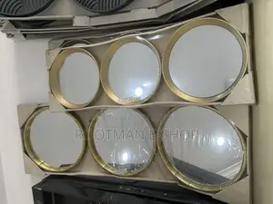 Gold Golden Trio Decor Mirror