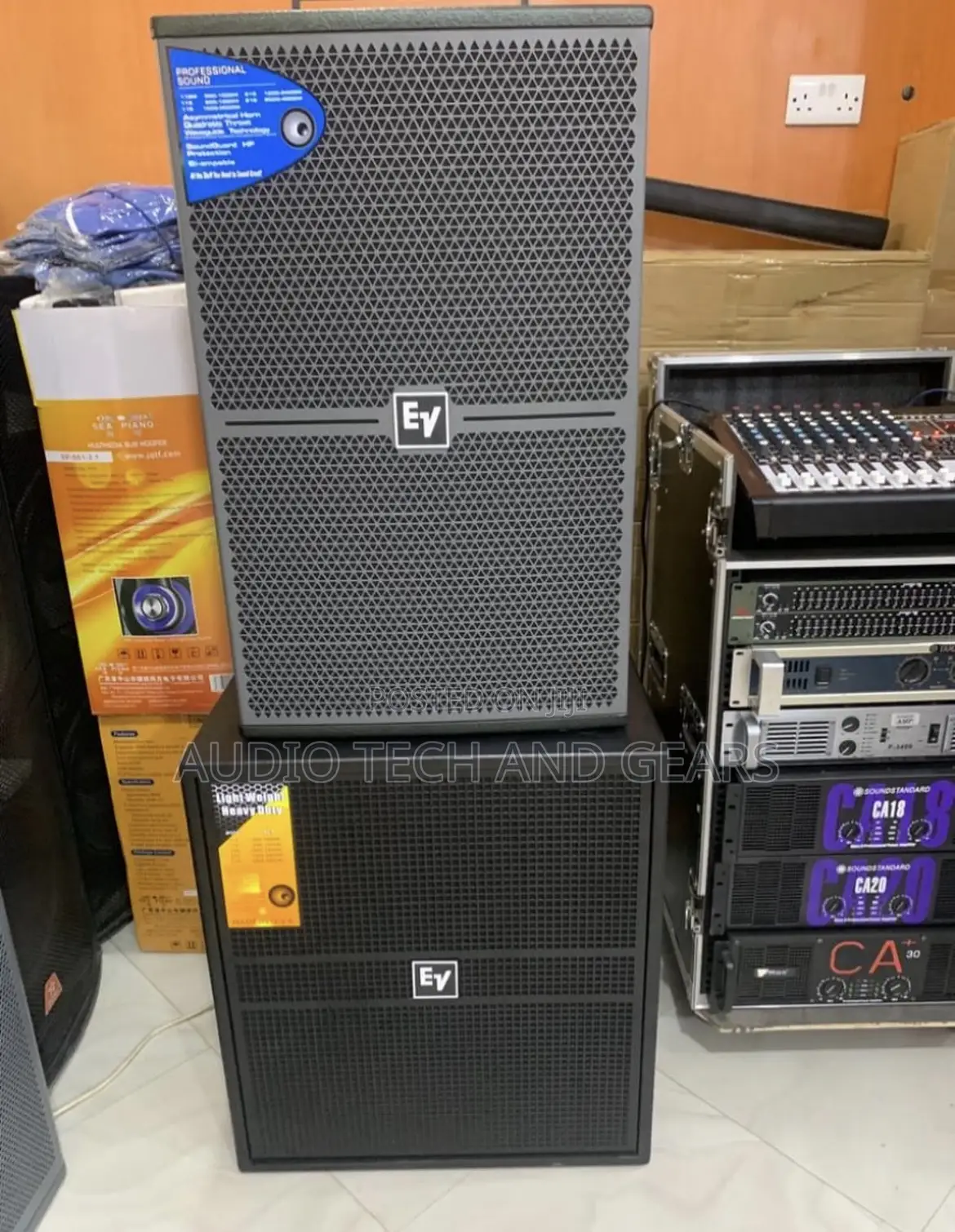 Ev Short Range With Single Bass (Pair)