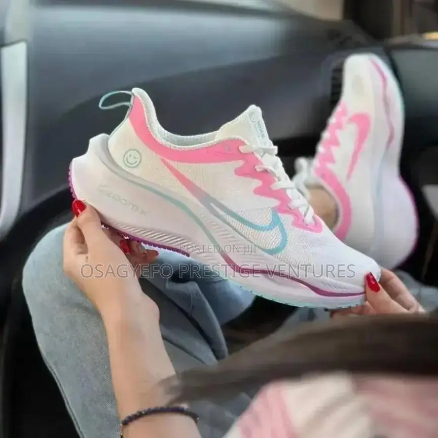 High Quality Nike Zoom X Smiley White/Pink With Blue