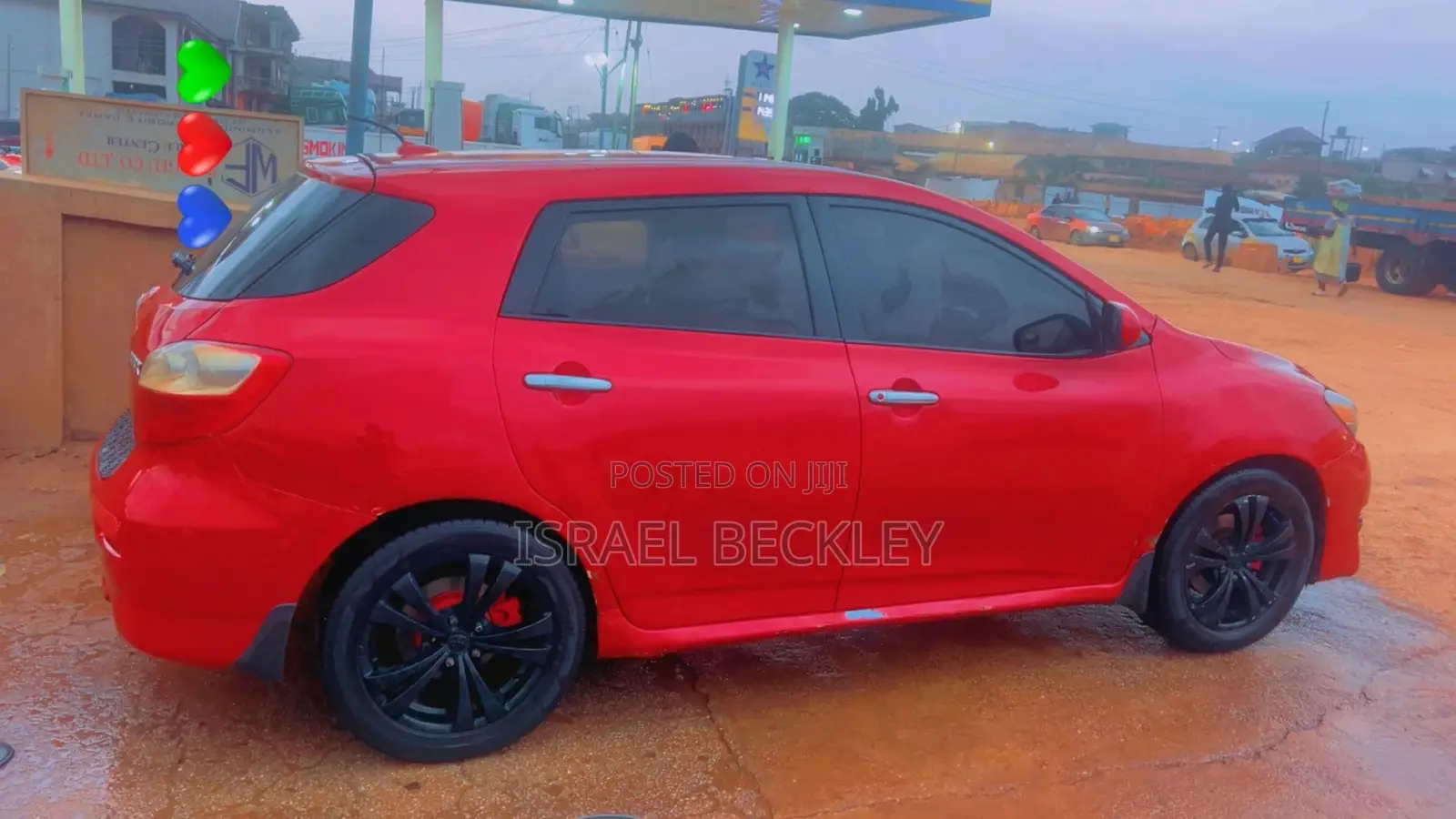 Toyota Matrix S Hatchback AWD (2.4L 4cyl 4A) 2010 Red