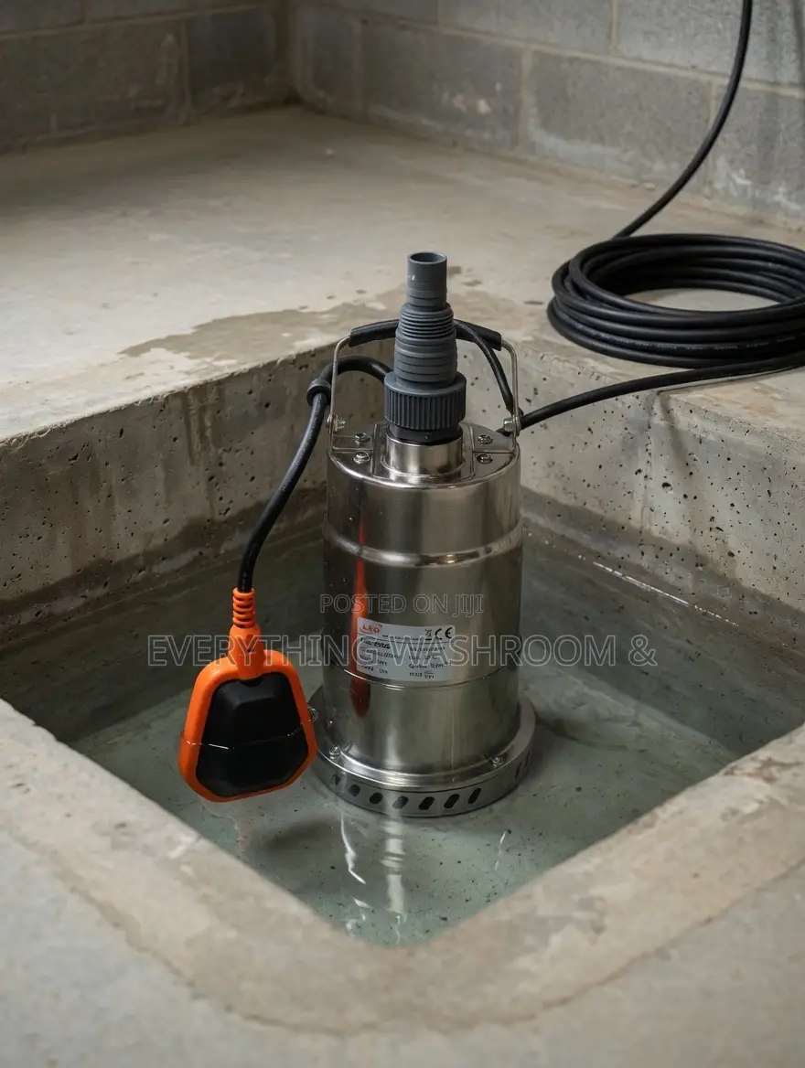 Leo 1hp Submersible Drainage Pump for Clean or Slightly Dirty Water