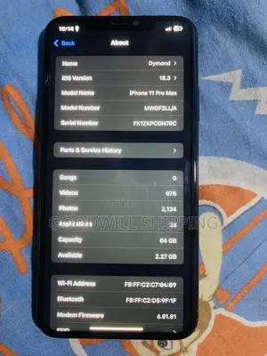 Apple iPhone 11 Pro Max 64 GB Gray