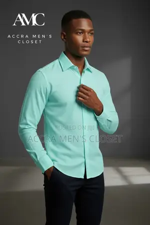 Men's Slim Fit Long Sleeve Shirts - Formal, Office Smart Casual
