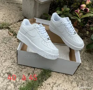 Nike Air Force 1 White Small Lace