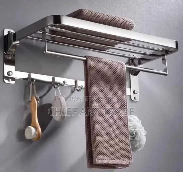 Chrome Adjustable Towel Rack / Bars