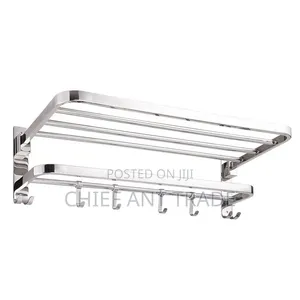 Chrome Adjustable Towel Rack / Bars