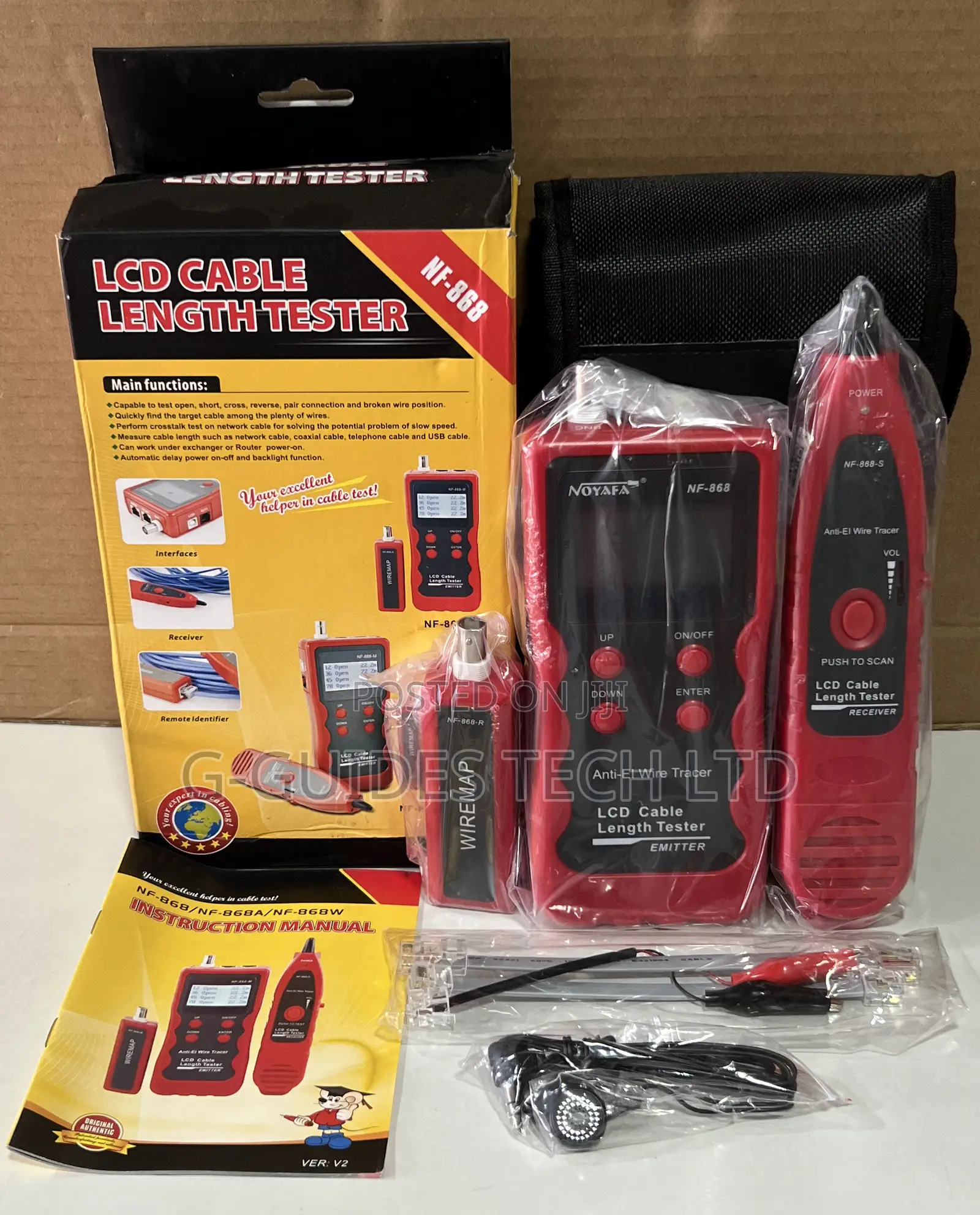 Noyafa Nf-868 Lcd Display Network Cable Tester