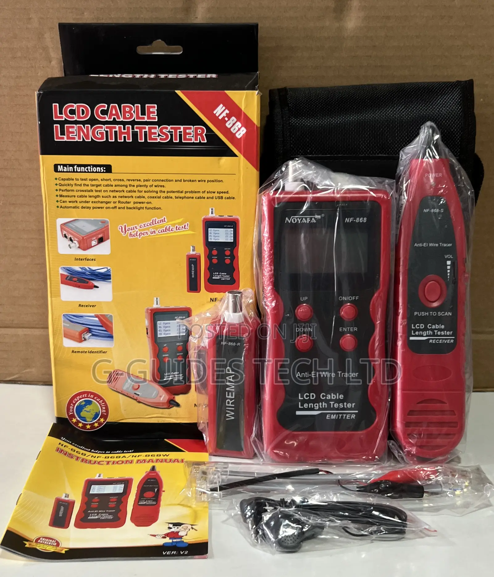Noyafa Nf-868 Lcd Display Network Cable Tester