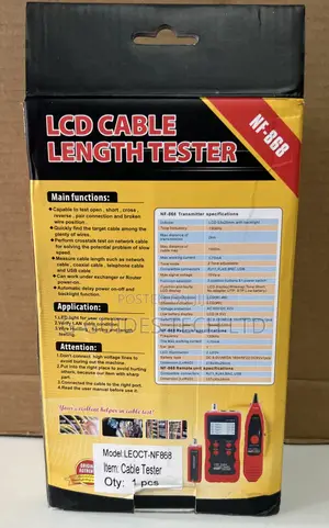 Noyafa Nf-868 Lcd Display Network Cable Tester