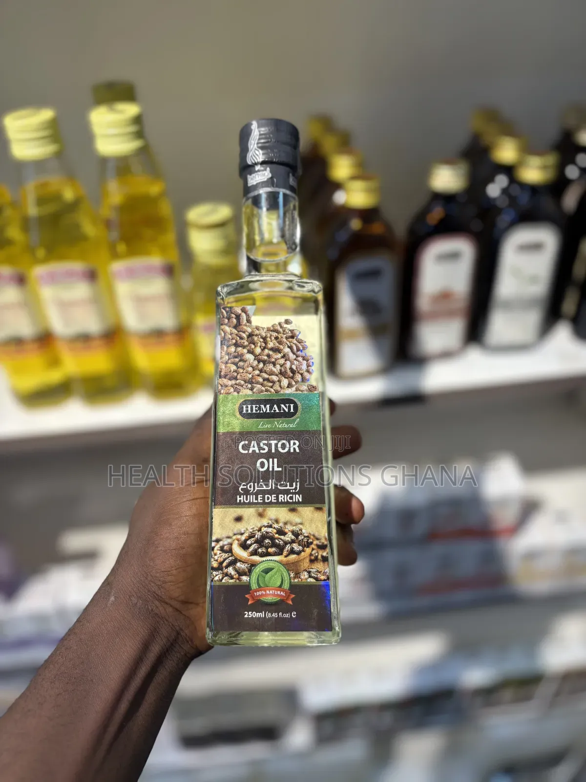 Castor Oil 250ml for Hair, Skin Natural Care Support