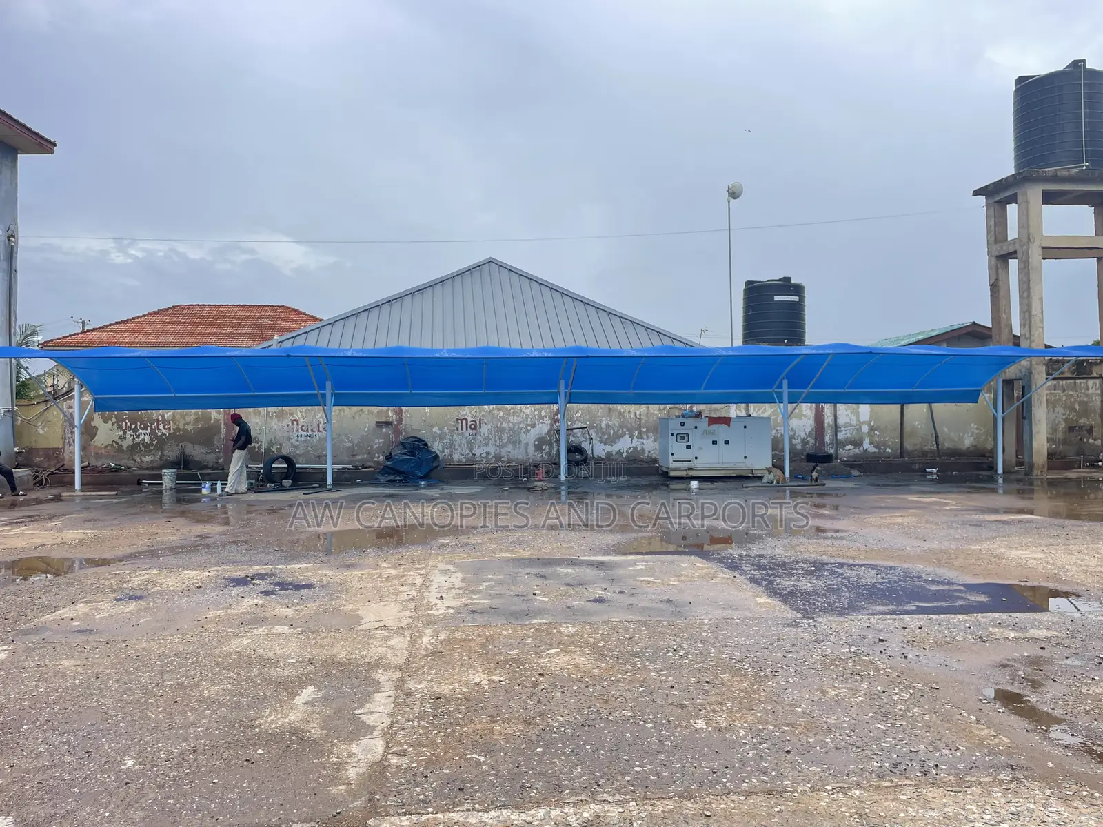 Carport Shade for Industrial Car Park