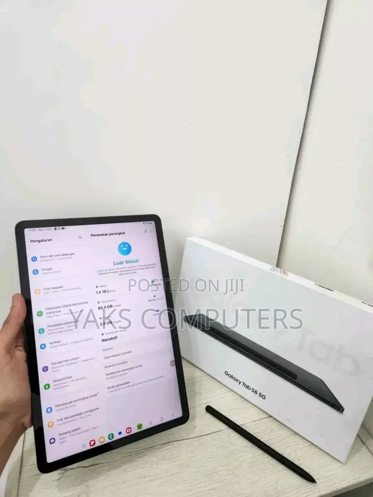 New Samsung Galaxy Tab S8 128 GB Black