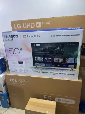 Nasco 50inch All New 2026 HDR Smart Android Google Tv Nas-J50fbfl-G