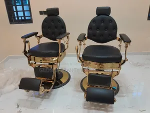 Gold Barbering Chair