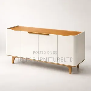 Sideboard/ Buffet With 4 Wooden Legs