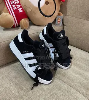 Campus Black and White, Black Lace Adidas
