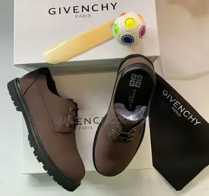 Brown Leather Givenchy Derby Shoe