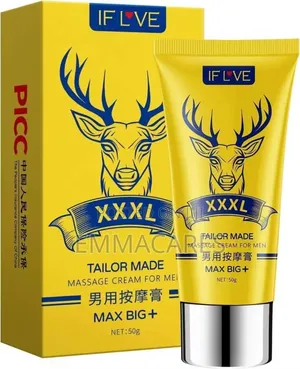 Men's Massage Cream for Long Lasting Pleasure. Thicken and Enlongate