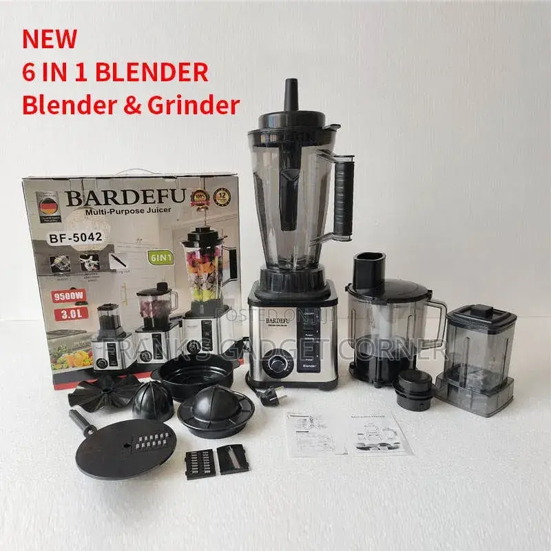 Bardefu 6 in 1 Multi-Purpose Blender/Juicer