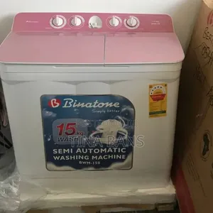 Binatone 15kg Semi Automatic Washing Machine
