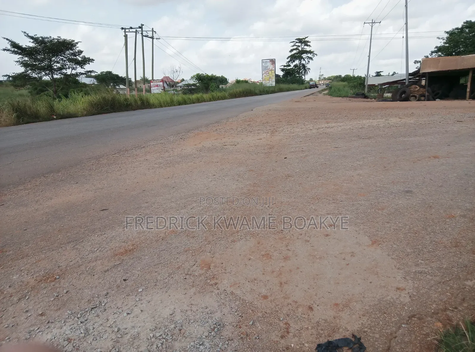 Business Land for Sale at Abuakwa Tabire