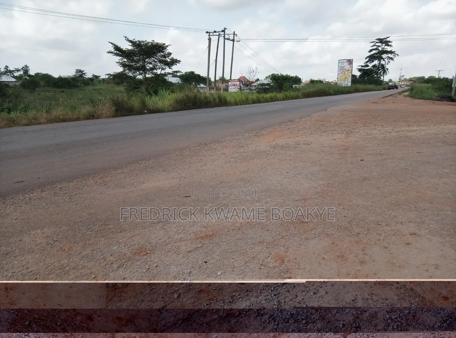 Business Land for Sale at Abuakwa Tabire
