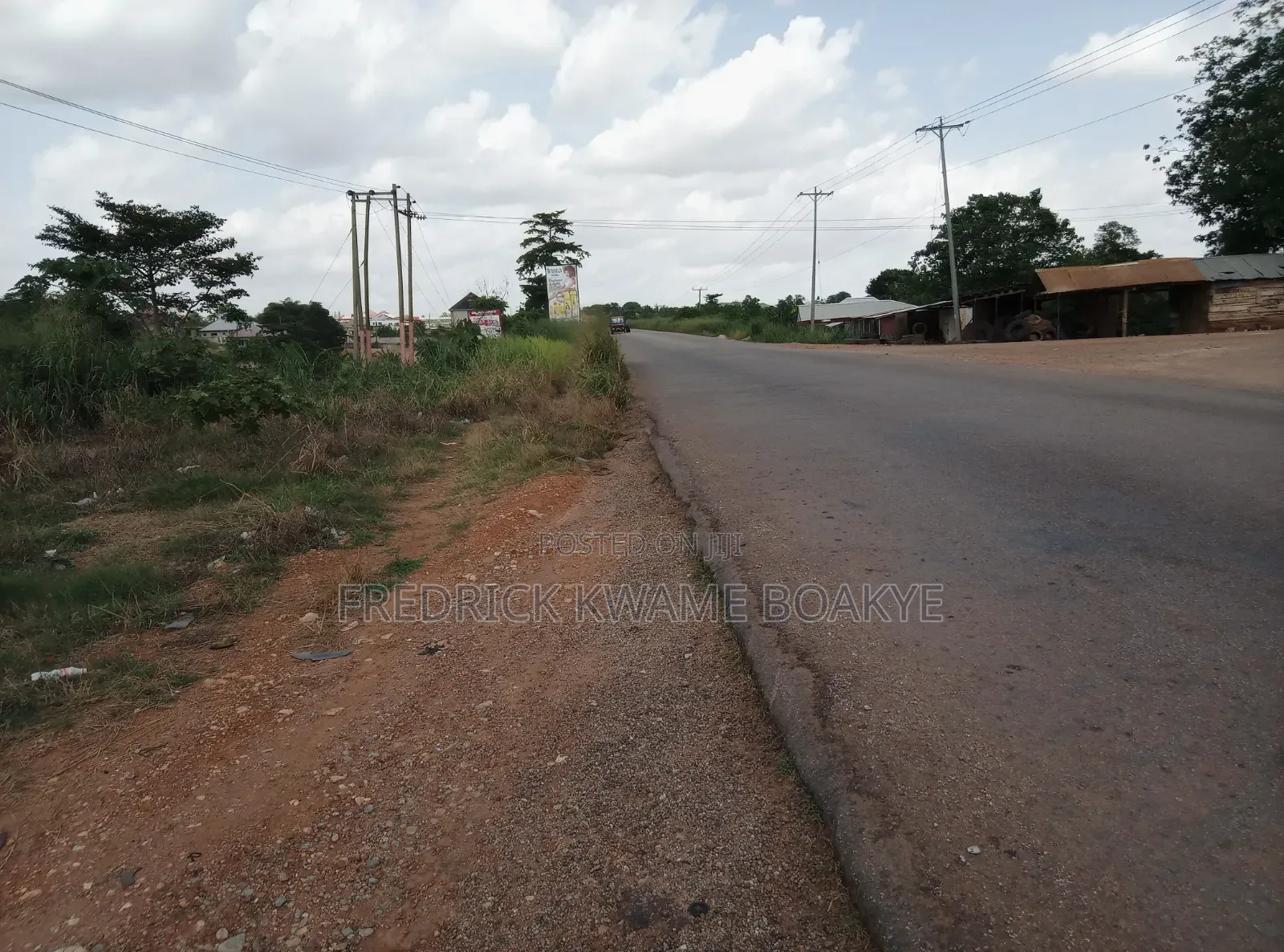Business Land for Sale at Abuakwa Tabire