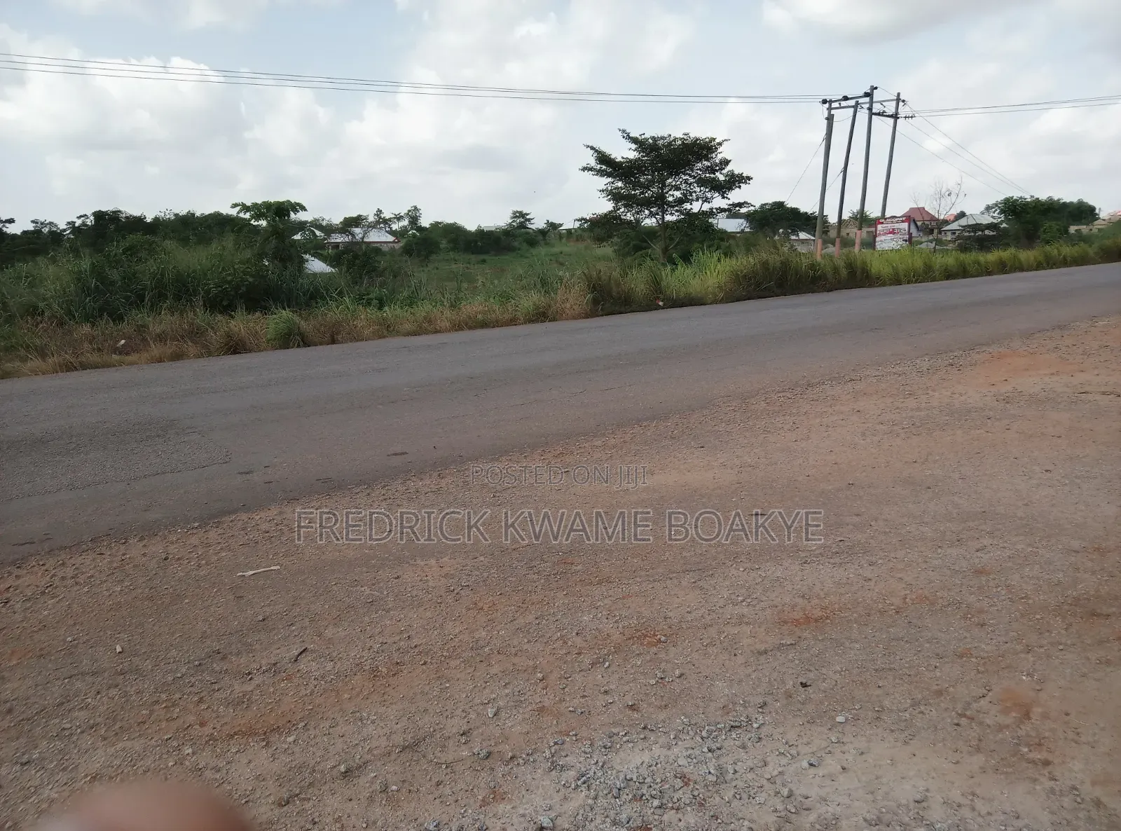 Business Land for Sale at Abuakwa Tabire