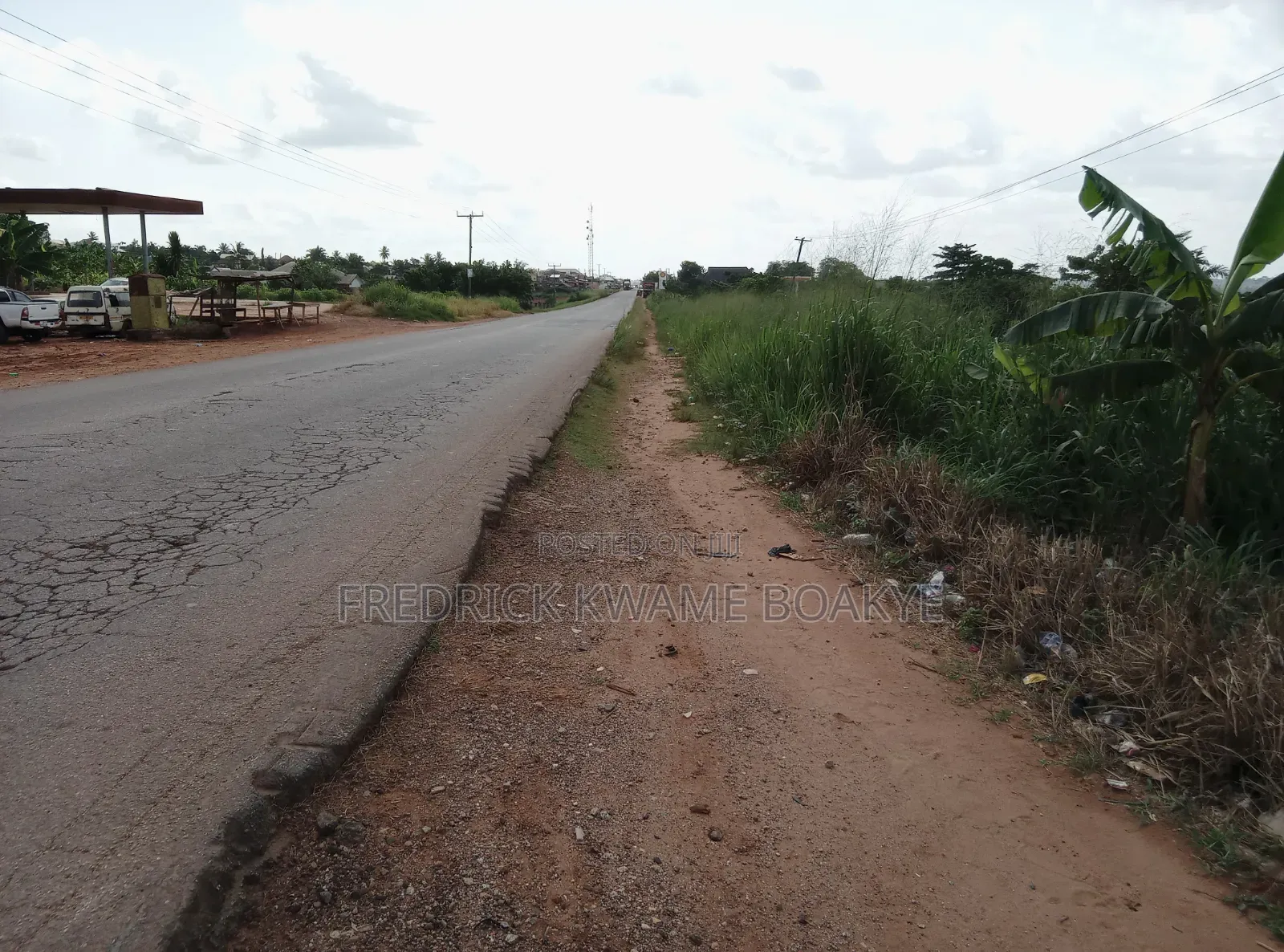 Business Land for Sale at Abuakwa Tabire