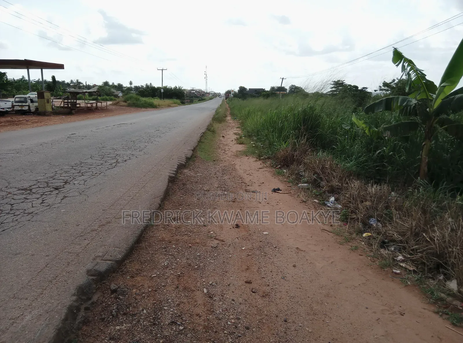 Business Land for Sale at Abuakwa Tabire