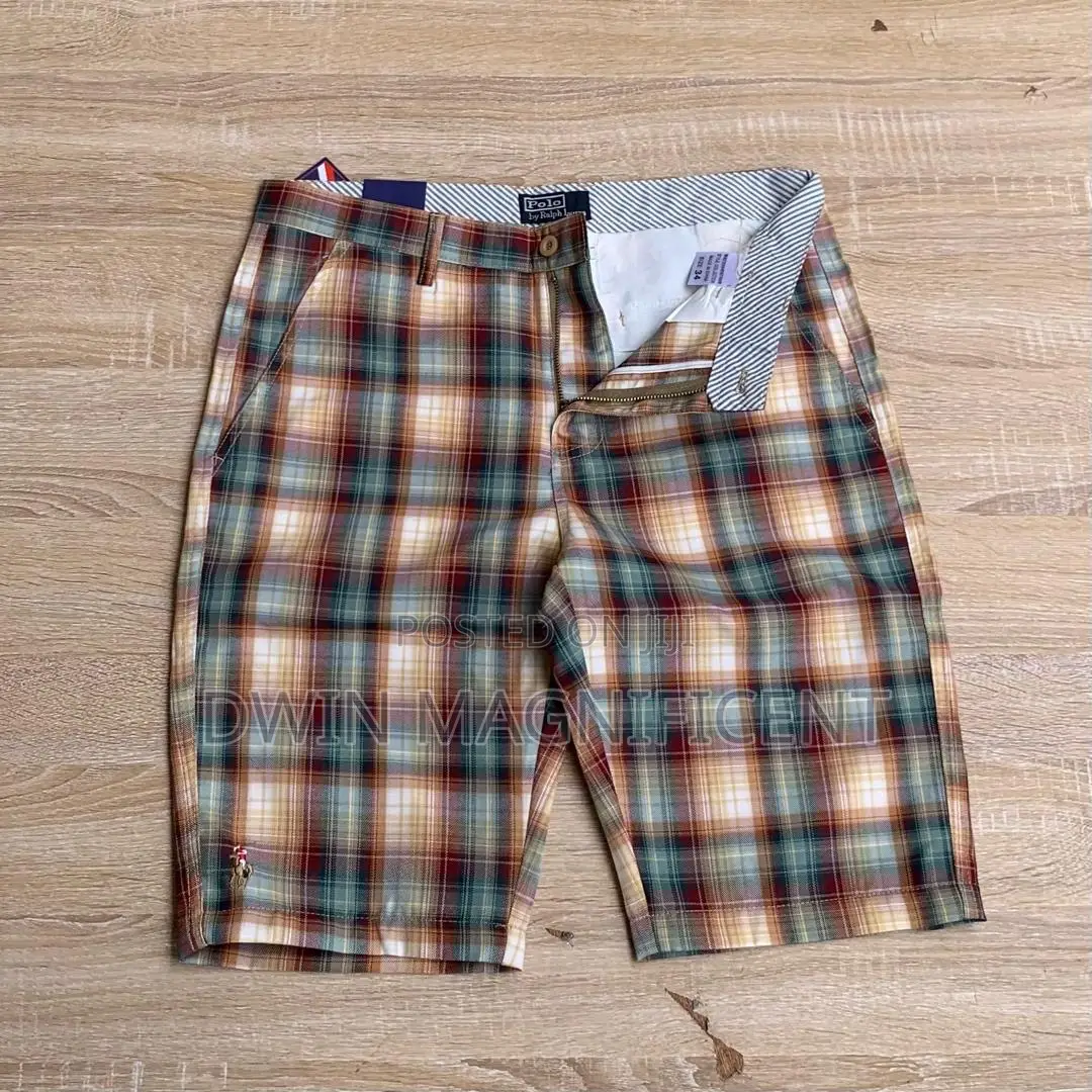 Polo Ralph Lauren Checkered Khaki Shorts