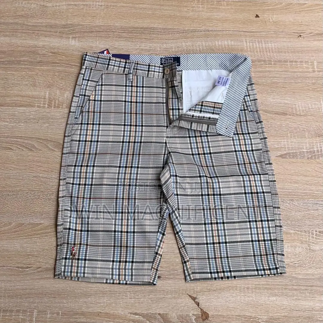 Polo Ralph Lauren Checkered Khaki Shorts
