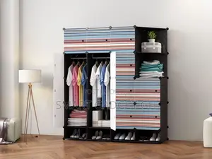 16 Doors Cubes Wardrobe