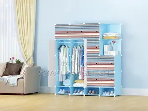 16 Doors Cubes Wardrobe