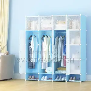 16 Doors Cubes Wardrobe