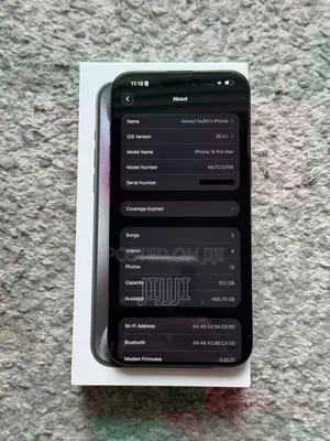 Apple iPhone 15 Pro Max 512 GB Black