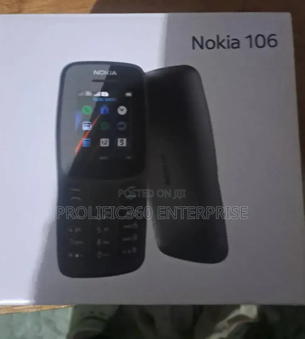 New Nokia 106 Black