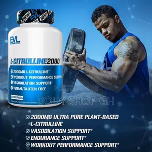 Evl L-Citrulline2000 Supplement - Nitric Oxide Booster / L-Arginine