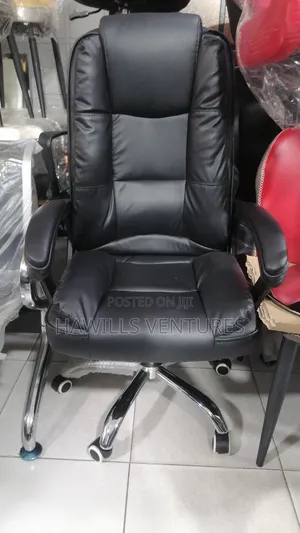 Ergonomic Vegan High Leather Office Chair