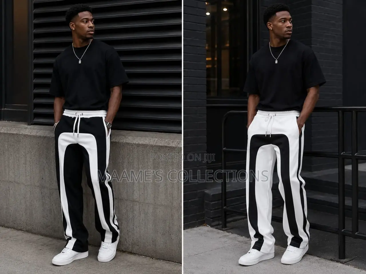 Fashion Streetflex Panel Joggers / Sweatpants