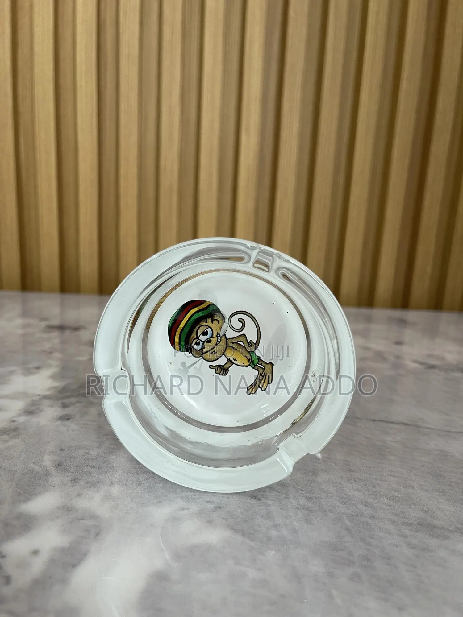 Crystal Glass Ashtray
