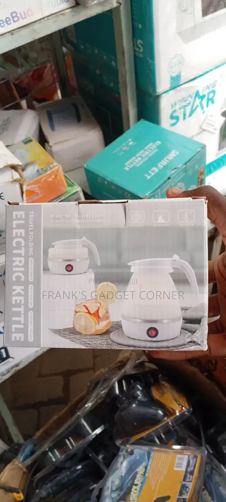 Fordable Travel Kettle 600ml