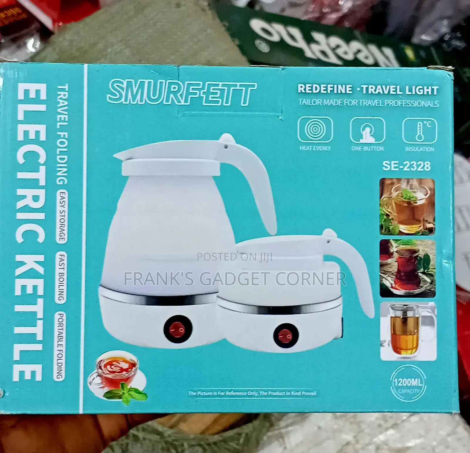 Foldable Travel Kettle 1200ml