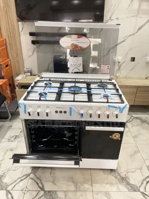 Mediatech 60x90 5 Burner Gas Cooker With Oven