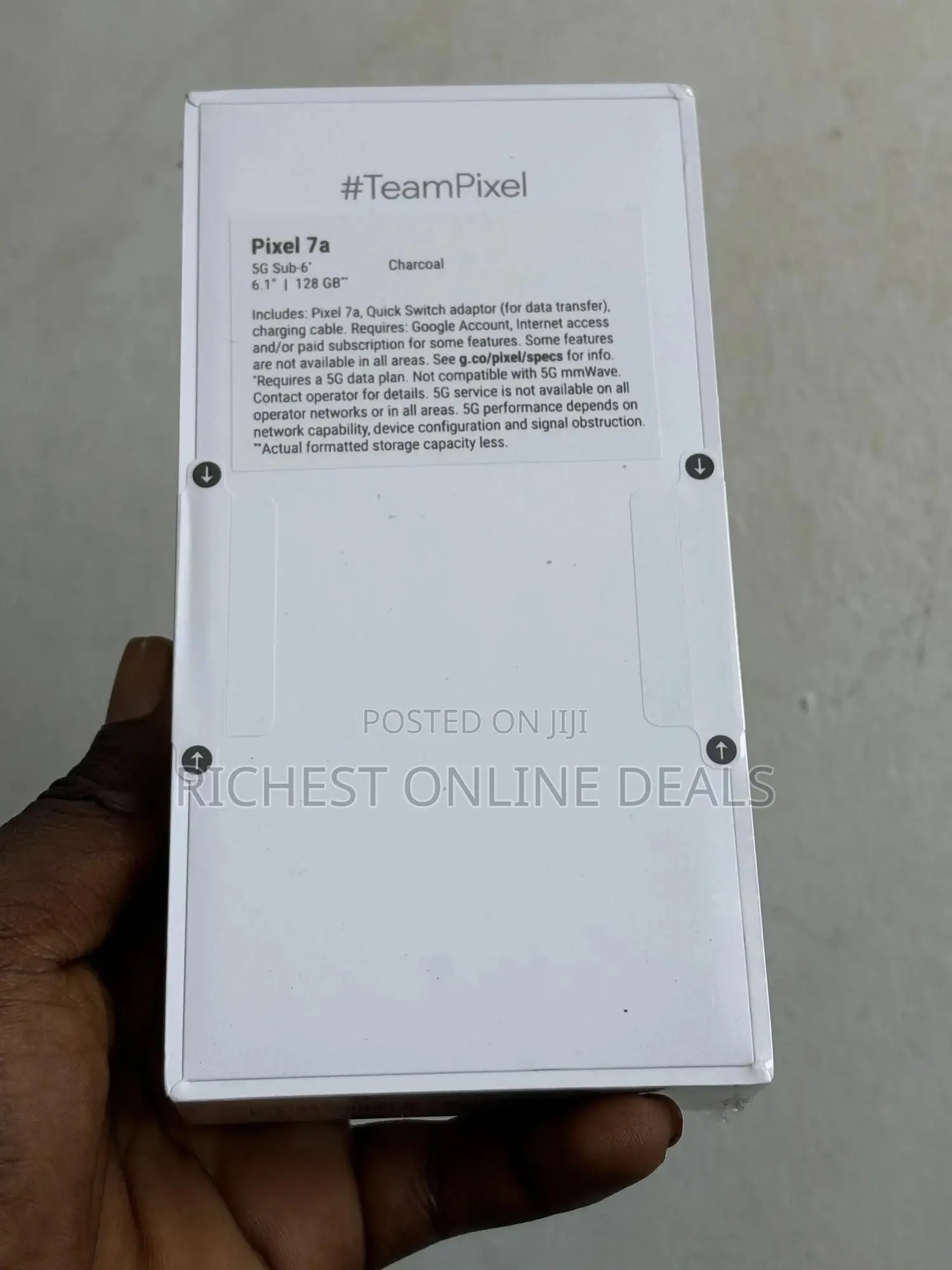 New Google Pixel 7a 128 GB Black