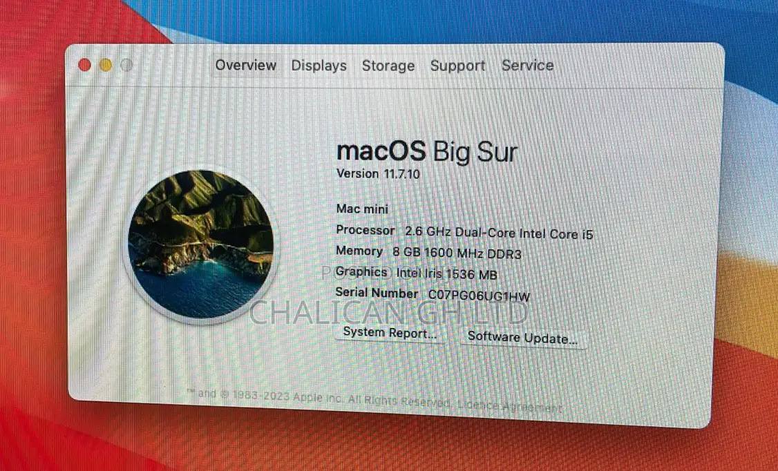 Desktop Computer Apple Mac Mini 8GB Intel Core i5 SSD 500GB