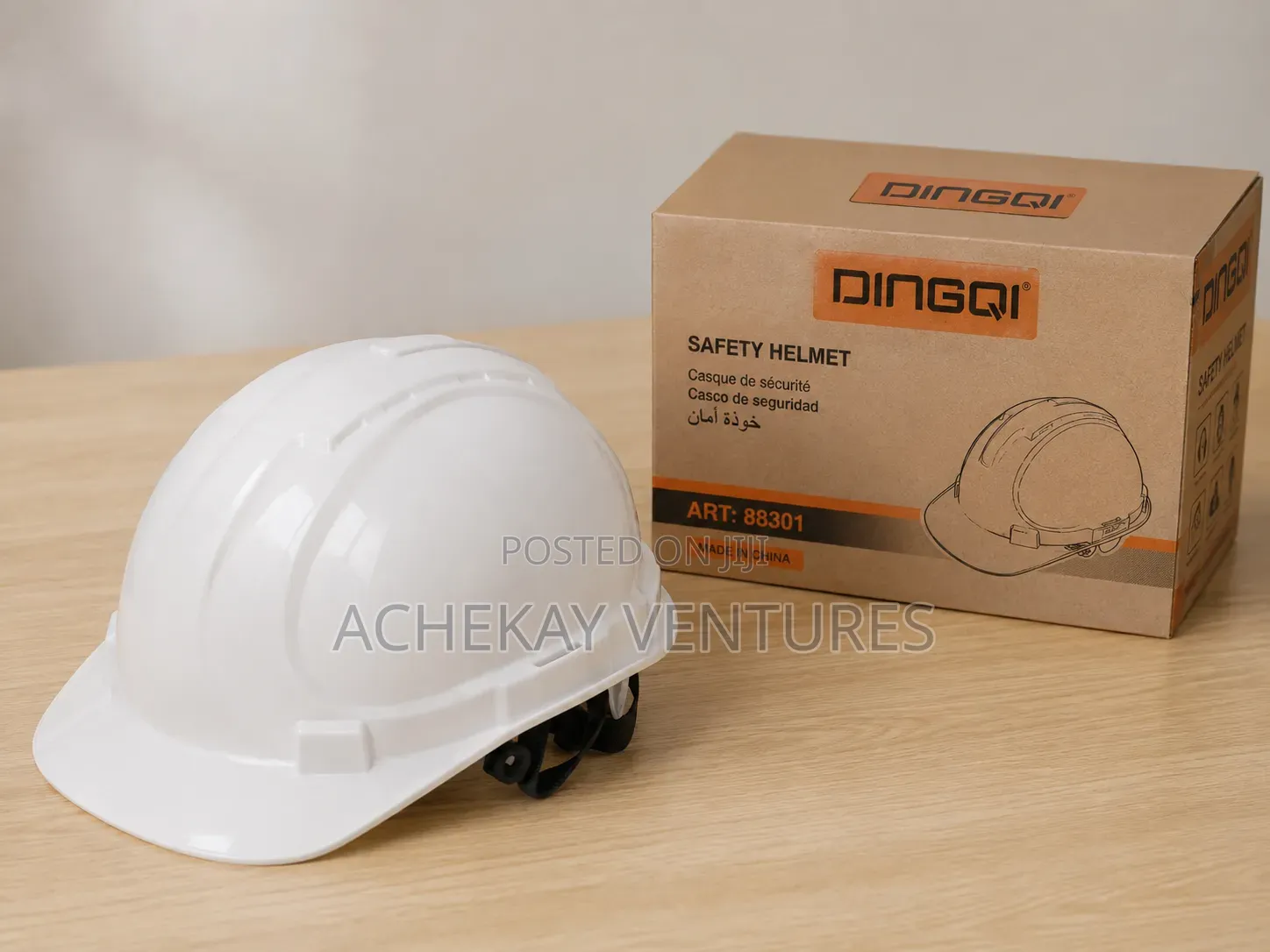 Dingqi Sh120 Safety Helmet – White