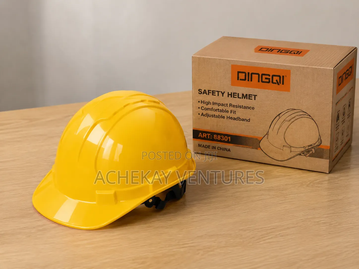 Dingqi Sh120 Safety Helmet – Yellow