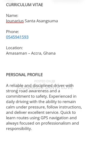 Driver Job