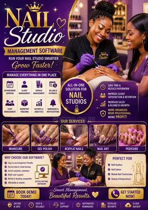 Nail Studio Management Software